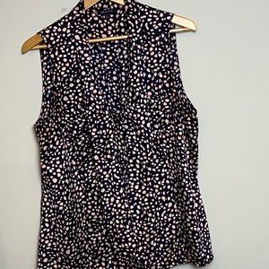 Women’s size XL Anne Klein pink and black blouse